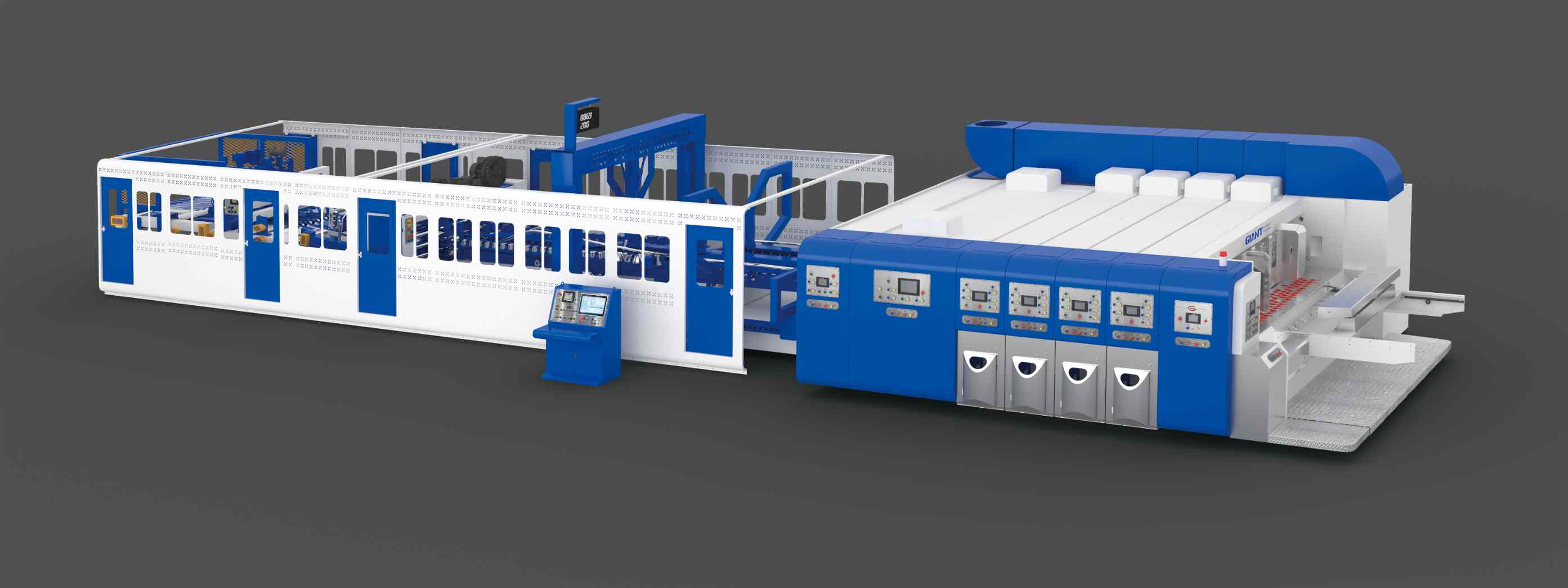 automatic folder gluer stitcher